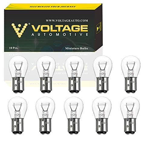 Voltage Automotive (10 Pack) 2057 Automotive Brake Light Turn Signal Side Marker Light Bulb