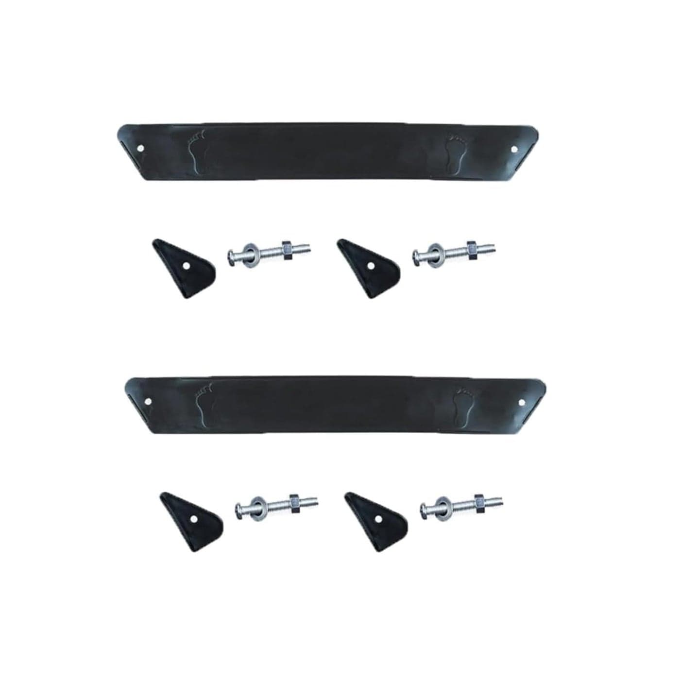 2 Set 37cm Black Stroller Footrest Replacement Adjustable Stroller Extension Footboard Strollers and Accessories for Pushchair Seat Liners Stroller Connectors Stroller Connectors Accessories