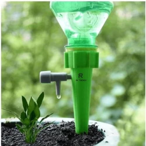 RK Trends Self Watering Spikes - Pack of 24 Spikes - Automatic Plant Watering System, Indoor and Outdoor Gardening, Drip Irrigation Kit