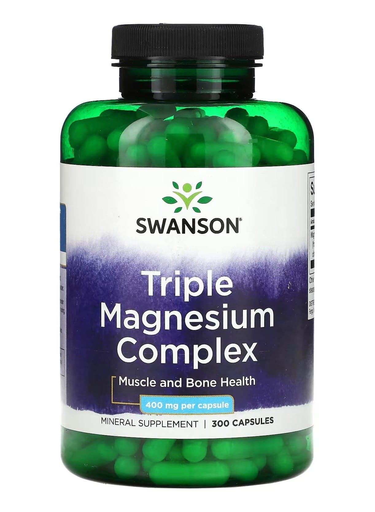 Swanson, Triple Magnesium Complex, 400 mg, 300 Capsules