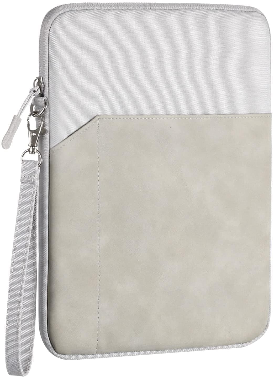 MOCA 13 Inch Tablet Sleeve Carrying Case for iPad Pro 12.9, Surface Pro 9/8/X, Galaxy Tab S9 Plus/S8 Plus, with Accessory Pocket (Light Grey, 13 inch)