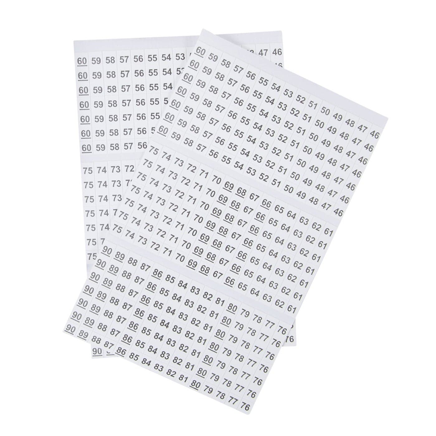 Gardner Bender 42030 Pocket Wire Marker Booklet Identification Pack Includes Numbers 4690