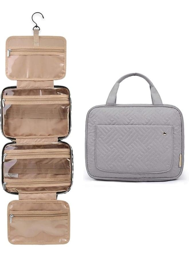 BAGSMART Grey The Space Saver Bonchemin Hanging Toiletry Bag