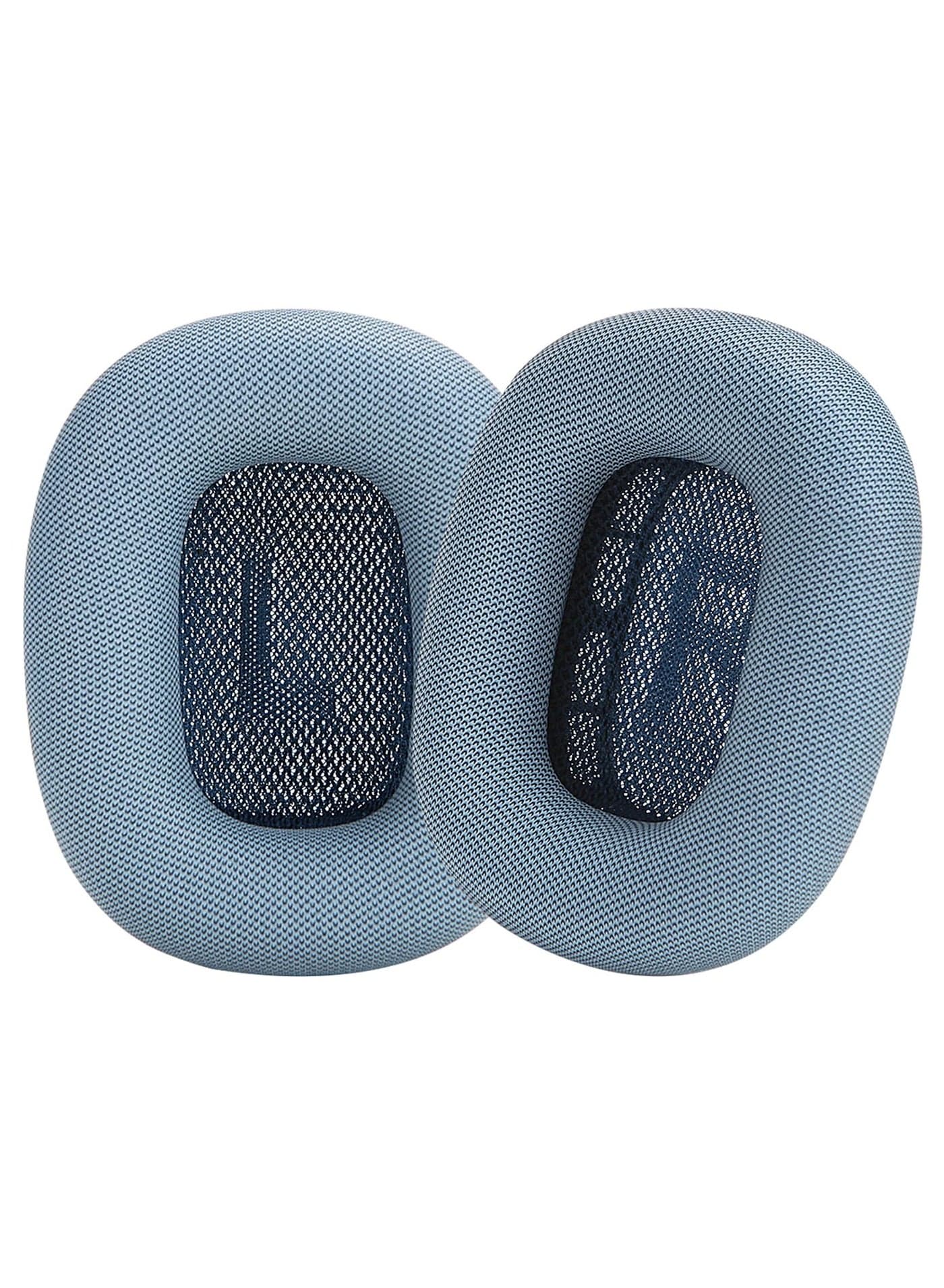 Earpads for Apple AirPods Max Earpad Replacement Sweat Proof Ear Cushions Airpods Max Ear Pad Earcups with Protein Leather Memory Foam and Magnet (Blue)