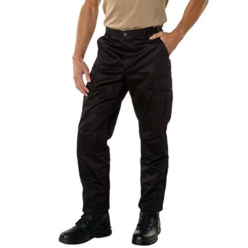 Rothco Tactical BDU Pants (US, Alpha, XX-Large, Regular, Regular, Black)