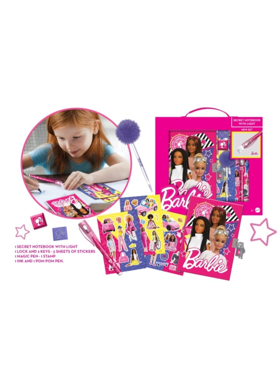 Barbie Secret Notebook with Light