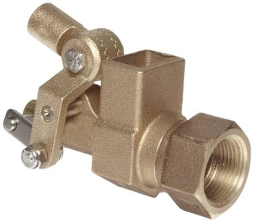 Robert Manufacturing - RF605T-1 RF605T High Turbo Series Bob Red Brass Float Valve, 1" NPT Female Inlet x Free Flow Outlet, 110 gpm at 85 psi Pressure