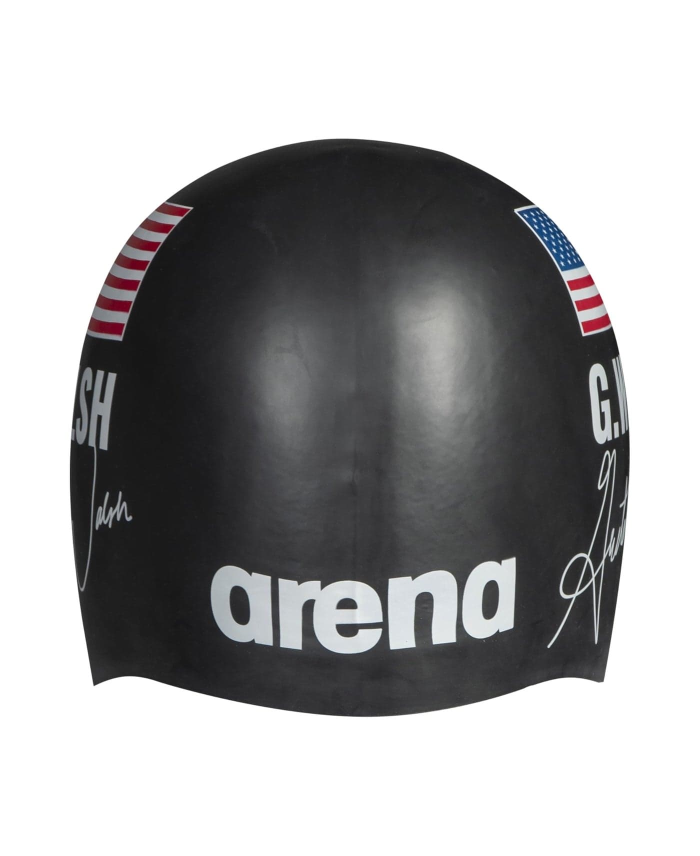 Arena Signature Collection Gretchen Walsh Autograph Unisex Adult Molded Silicone Swim Cap for Training and Racing, One Size Fits Most, Black