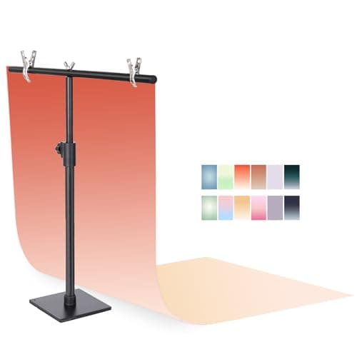 Yoocheese Photography Backdrop Product Photo Background: Small Size Paper Backdrops kit for Tabletop Food Jewelry Mini Items Pictures Photoshoot.(Gradient Color 6pcs/12pattern 22x34inch)