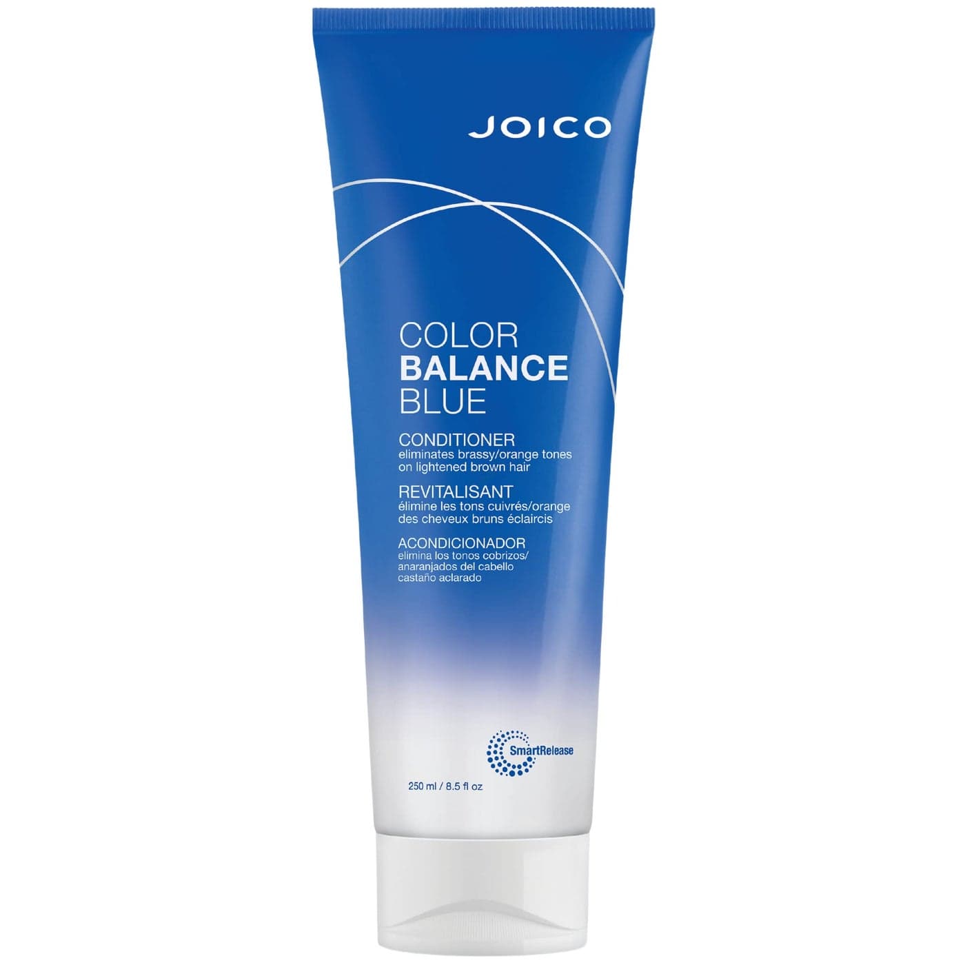 Joico Color Balance Blue Conditioner For Lightened Brown Hair Eliminate Brassy Orange Tones Boost Color Vibrancy Shine UV Protection With Rosehip Oil Green Tea Extract 85 Fl Oz