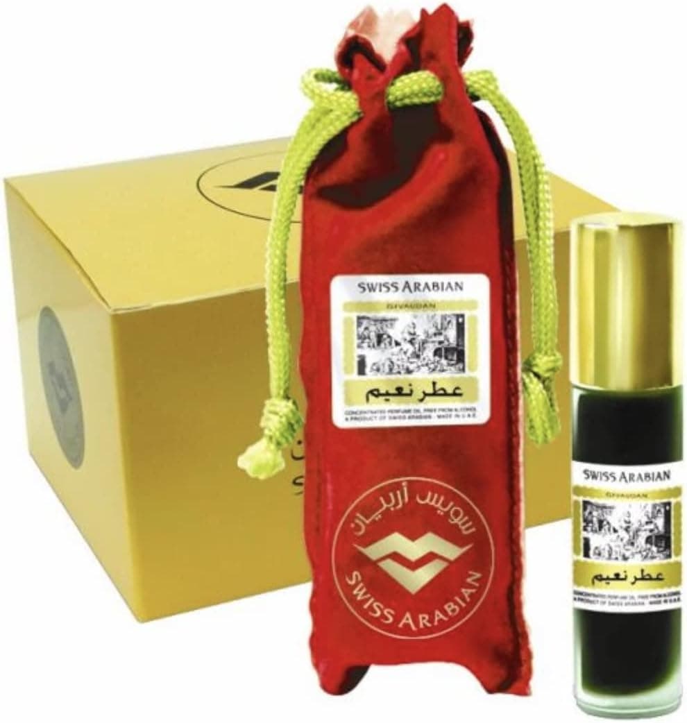 Attar El Naeem 8ml Roll on Perfume Oil Travel friendly AlcoholFree Fruity Lasting Aroma by Swiss Arabian