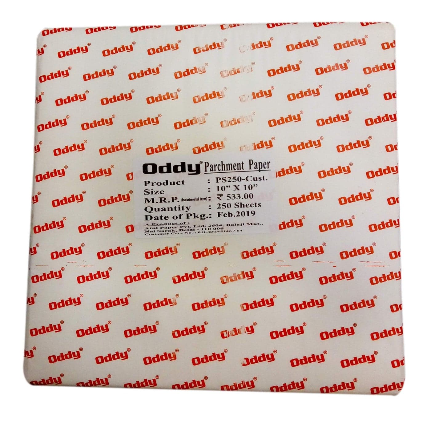 Oddy Uniwraps Baking Paper Sheet, White