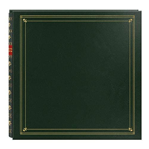 Pioneer Photo Albums Large Page 4x6 Memo Pkt Photo Album Hunter Green