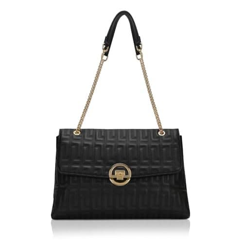 Lavie Luxe Women's Eden25 Large Solid Flap Satchel Handbag for Women | Satchel Bag for Work | Ladies purse | Stylish Shoulder Bag | Ladies Gift