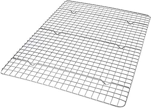 USA Pan Half Sheet Bakeable Cooling Rack, Steel Nonstick Wire