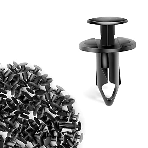 Frokom 100pcs 8mm Hole Size Nylon Car Bumper Retainer Clips Push Type UTV ATV Fender Push Clips for Toyota 5216102020 5216116010GM 21030249 Ford N807389S
