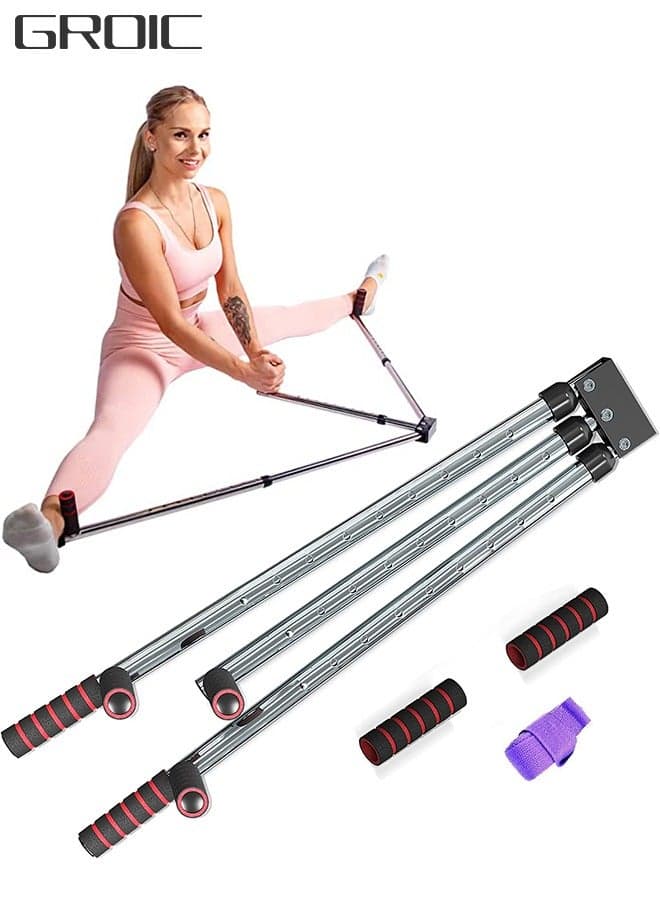 3 Bar Adjustable Leg Stretcher Split Trainer Machine,Leg Split Stretching Machine - Increase Flexibility and Stretching - Equipment for Dance, Yoga, Martial Arts, MMA and Home Gym Exercise