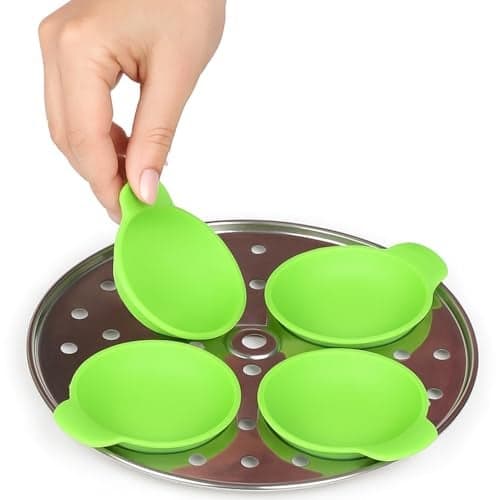 CELA 16 Pcs Silicone Idli Moulds | Non-Stick Food Grade Silicone Idli Maker Liners | BPA-Free, No-Greasing Idli Cups | Perfect Round Idlis | Microwave, Oven & Dishwasher Safe | Reusable Idli, Dhokla, Cupcake & Muffin Moulds