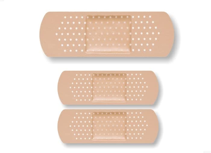 3 Natural Bandaid Decal Set (2) 9'' and (1) 12'' Vinyl Sticker Vehicle Bandage Decals Included for Your JDM Car or Truck, Cover Scratches on Laptop Vinyl Stickers (3 Decal - Natural 12" Set)