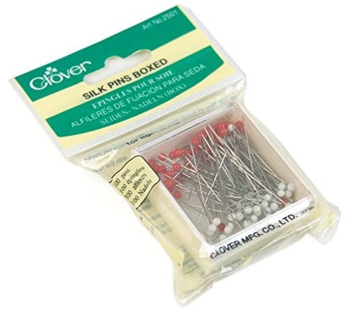 Clover Silk Pins Boxed 100 Per Pack
