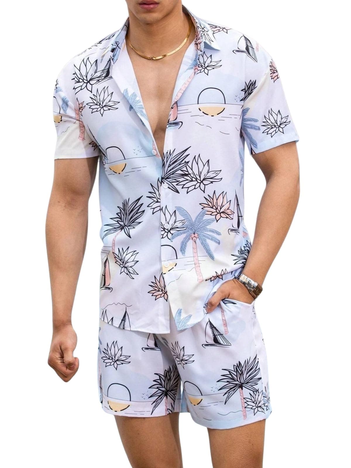 Leriya Fashion Men Rayon Co Ord