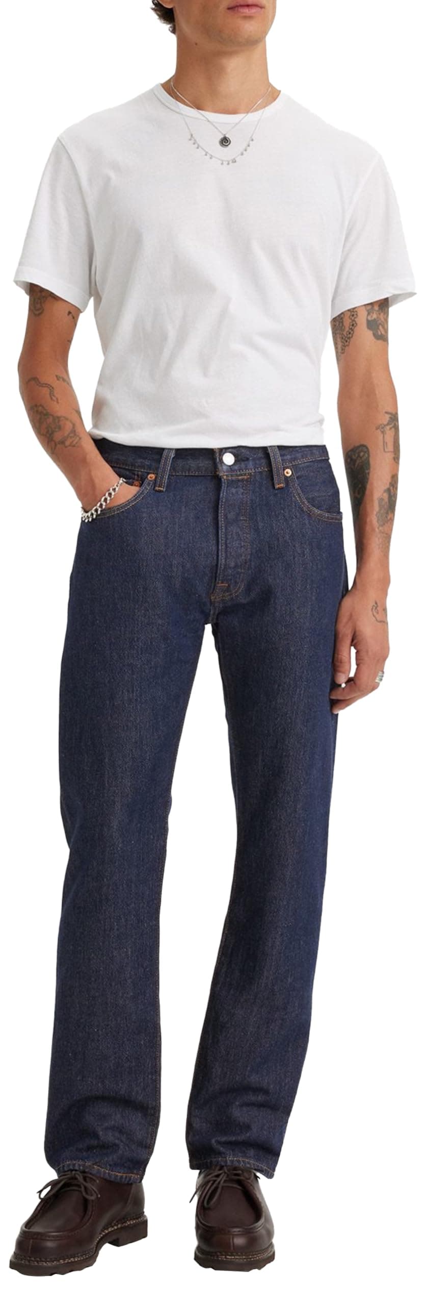 Levi's Men's 501 Jean, Rinse, 32W x 29L