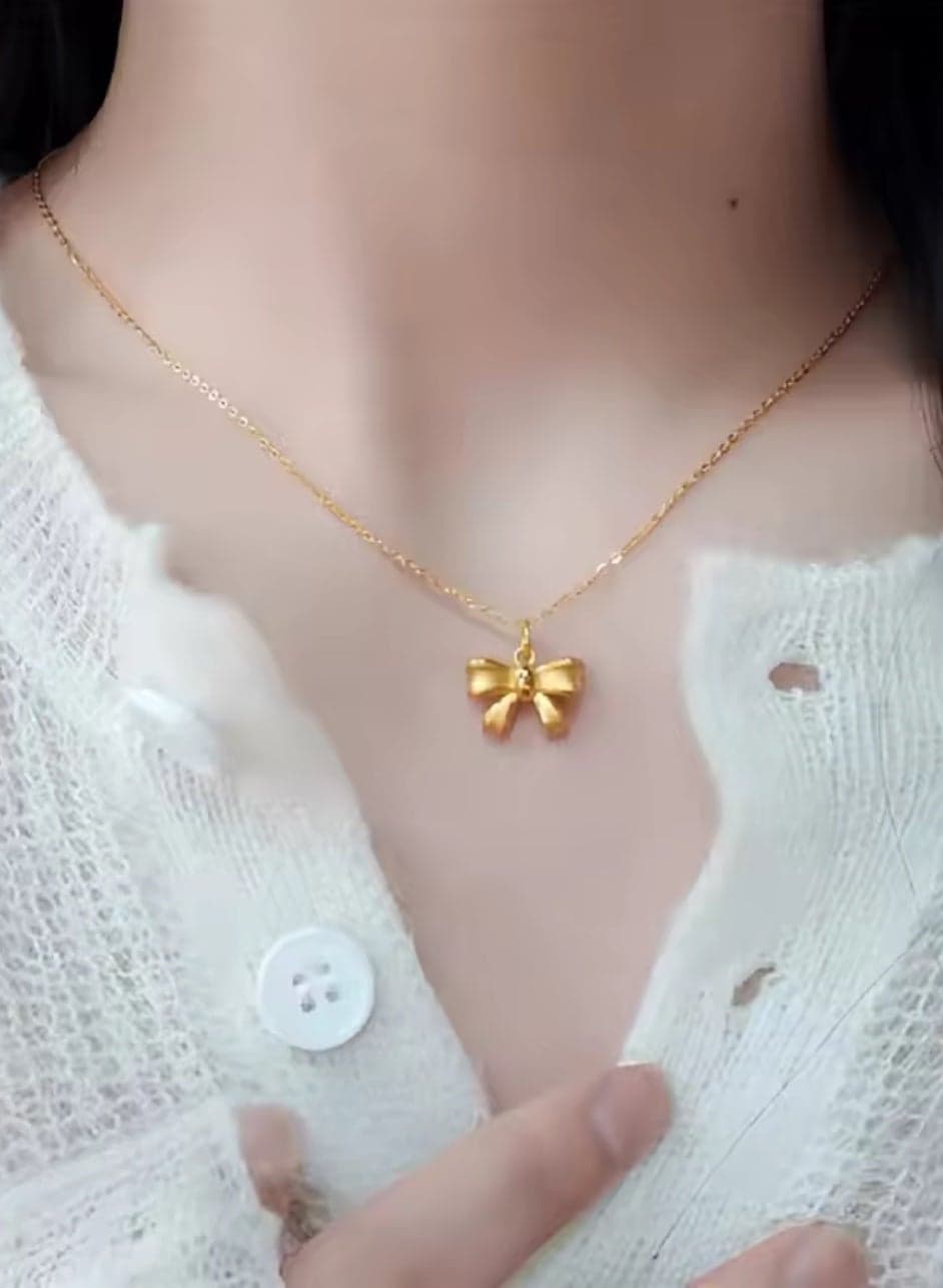 Elegant u0026 High Quality Stainless Steel Gold Plated Necklace For Women