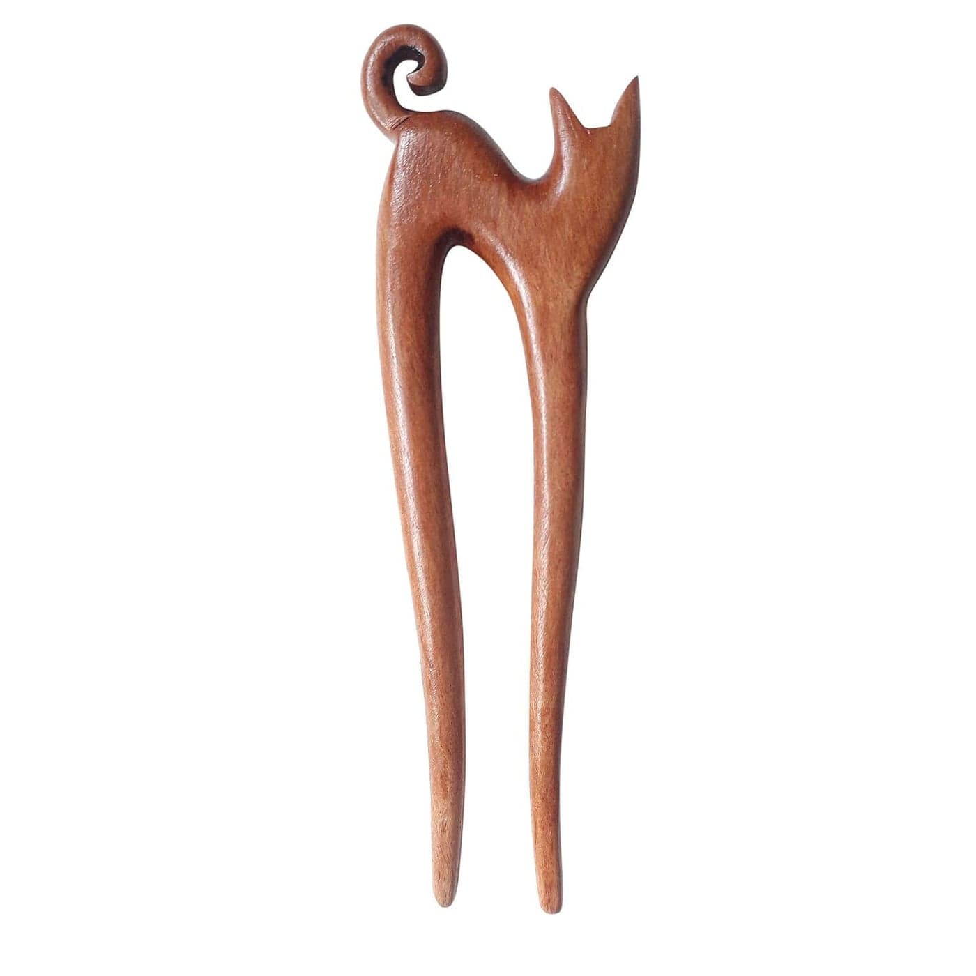 Marycrafts Wooden Handmade Kitty Hair Pin Hair Fork Hair Stick Hair Accessories