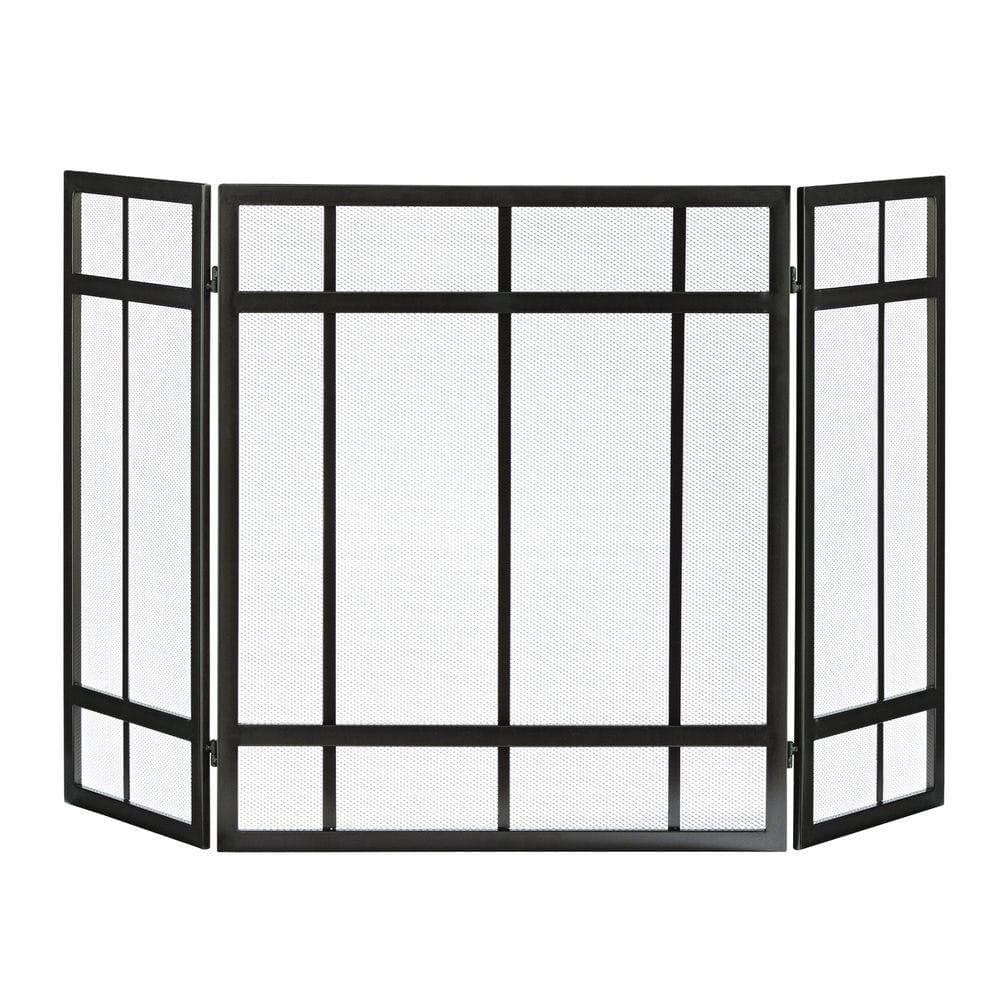 Pleasant Hearth Mission Style 3Panel Fireplace Screen