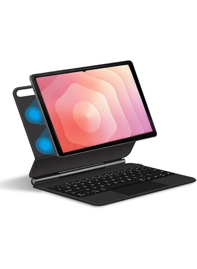 Magnetic Floating Wireless Keyboard Case Compatible with Samsung Galaxy Tab S11 Ultra 14.6'' 2025 Bluetooth Keyboard with Multi-Touch Trackpad