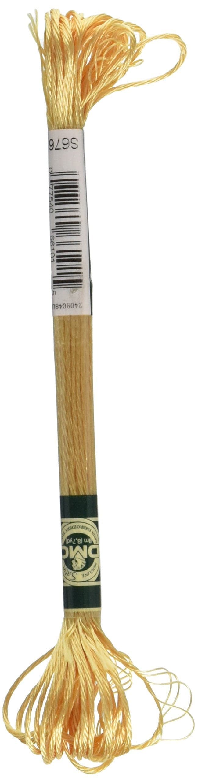 DMC 1008F-S676 Shiny Radiant Satin Floss, Golden Brown, 8.7-Yard