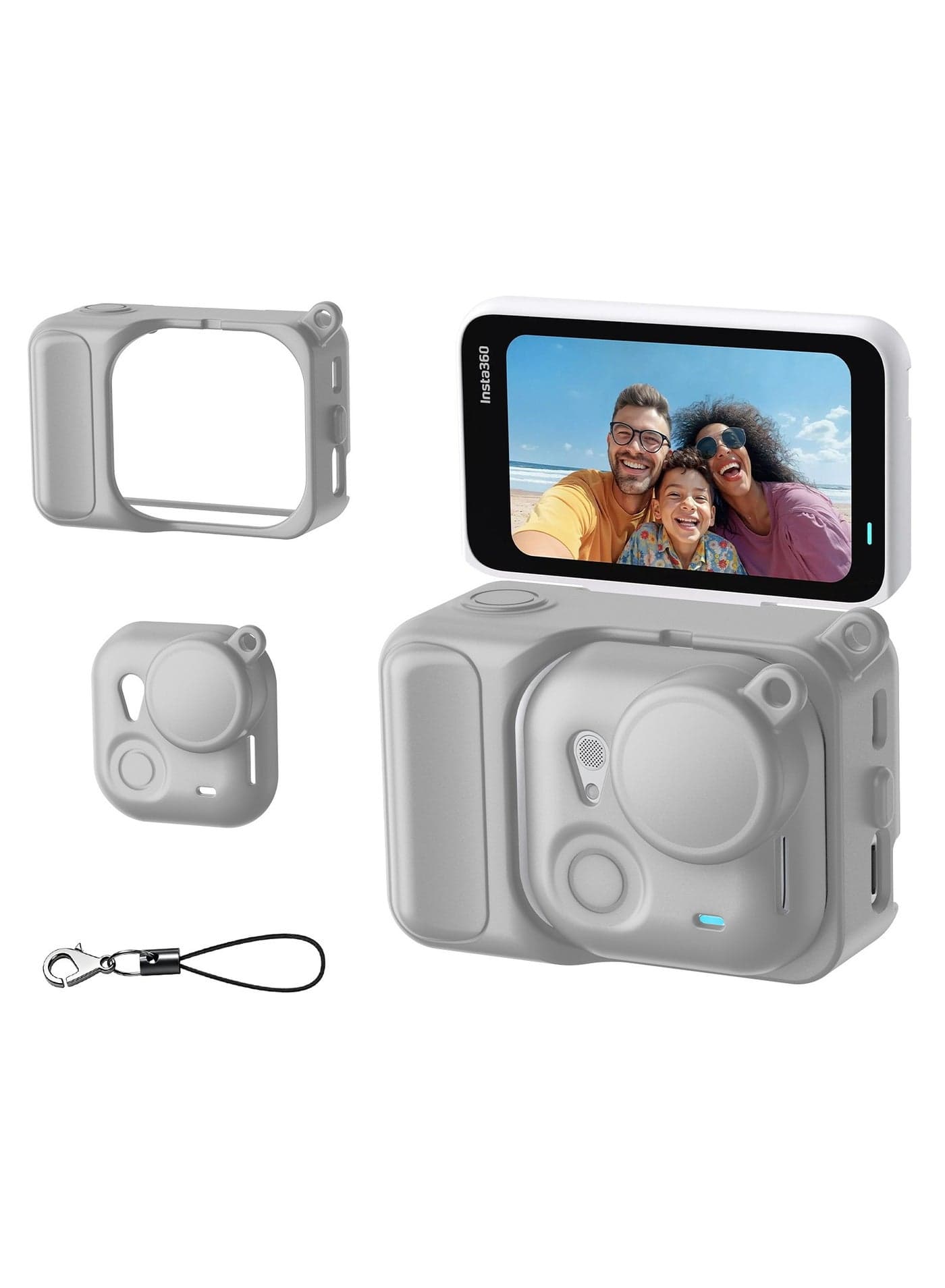 Insta360 GO Ultra Action Camera Frame Protective Case - Shockproof Silicone Cover Precision Fit Portable Protective Camera Accessory