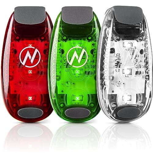 KayaLuma LED Kayak Lights 3 Pack Clip On IPX5 Waterproof Marine Navigation Lights for Night Kayaking Canoeing Boating Fishing High Visibility Kayak Accessories