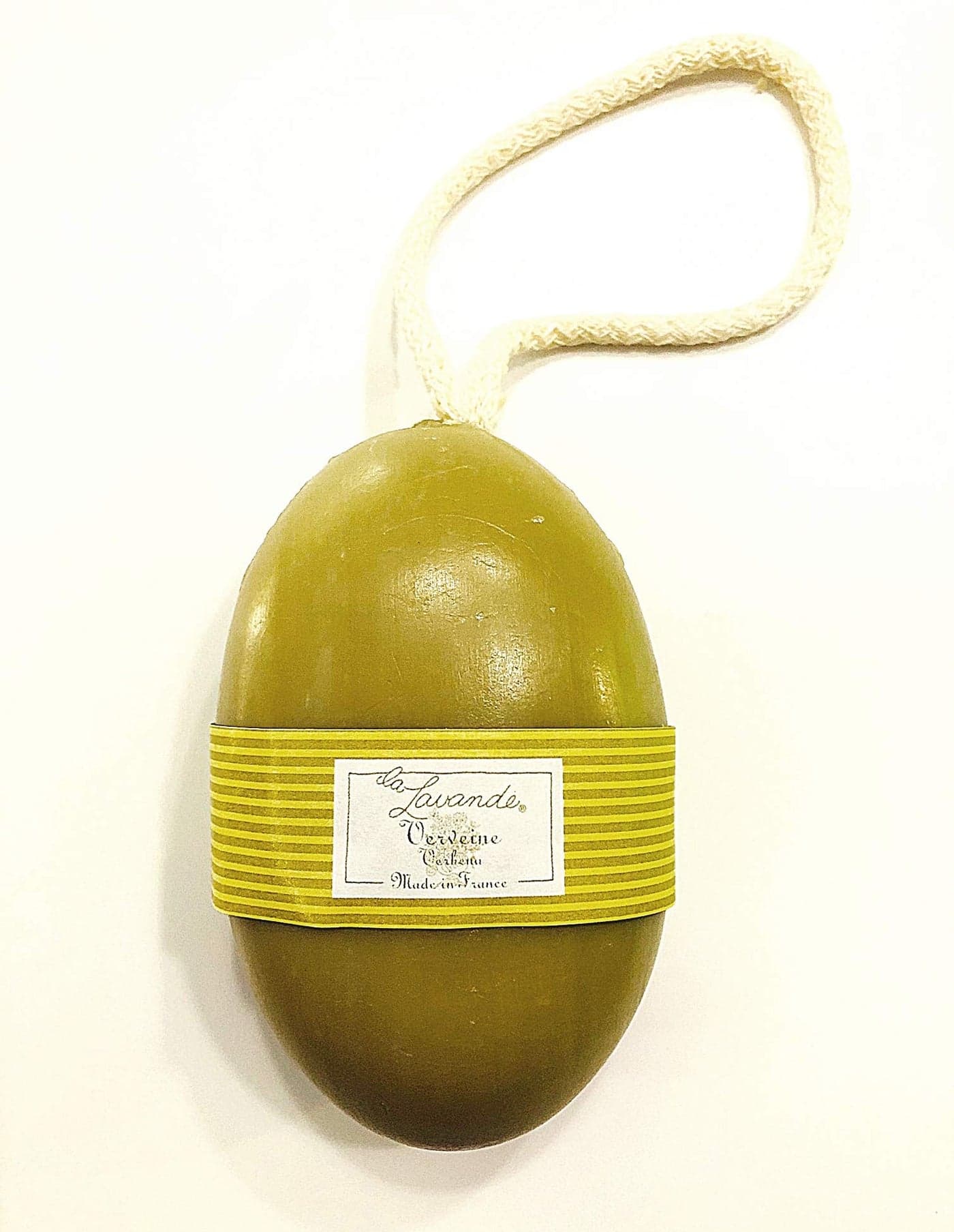 La Lavande Soap on a Rope Shea Butter Verbena Scented Product of France