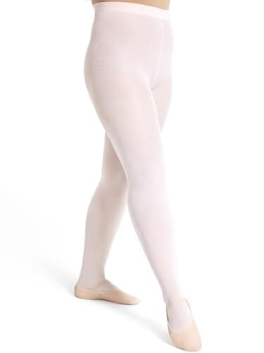 Capezio Womens Ultra Soft Self Knit Waistband Transition Tight, Ballet Pink, XX-Large US