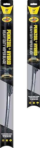 Pennzoil 872 Hybrid Heavy Duty Wiper Blades 28 Inch 14 Inch Windshield Wipers Pack of 2 Automotive Replaceable Wiper Blades Reinforced with a Double Spring Frame for the Toughest Weather