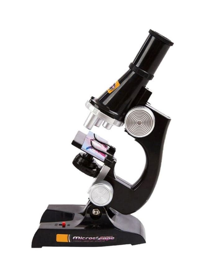 Portable Kids Beginner Microscope Toyset 24x19x9cm with Creative Safe Non-Toxic Material