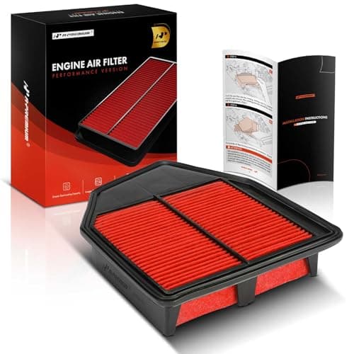 A-Premium Pre-oiled Engine Air Filter Compatible with Honda Accord 2008-2012, Crosstour 2012-2015, Replace# SPA-2402, 17220R40A00