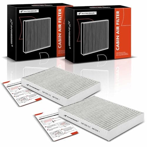 A-Premium 2-PC Cabin Air Filter with Activated Carbon Compatible with BMW X5, 530e, 530i, 540i, 540d xDrive, 740i, 745e, 750i, 760i, X6, X7, 840i, 840i Gran Coupe, Alpina B7, M5, M550i xDrive, M8