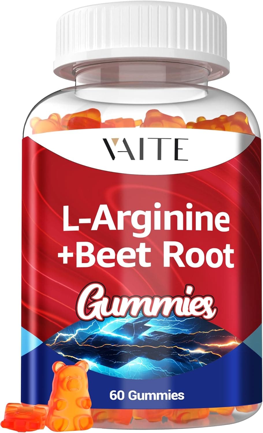 L Arginine Supplement Beet Root Gummies Double Strength Energy Boost Circulation Support and Stamina Organic Chewable Beets Supplements for Men and Women Vegan Gummy NonGMO SugarFree