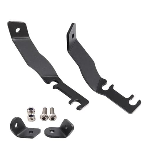 DarSeity Low Profile Mount Hood Hinges Ditch Light Brackets for Tacoma 19952004 for Auxiliary OffRoad Lighting