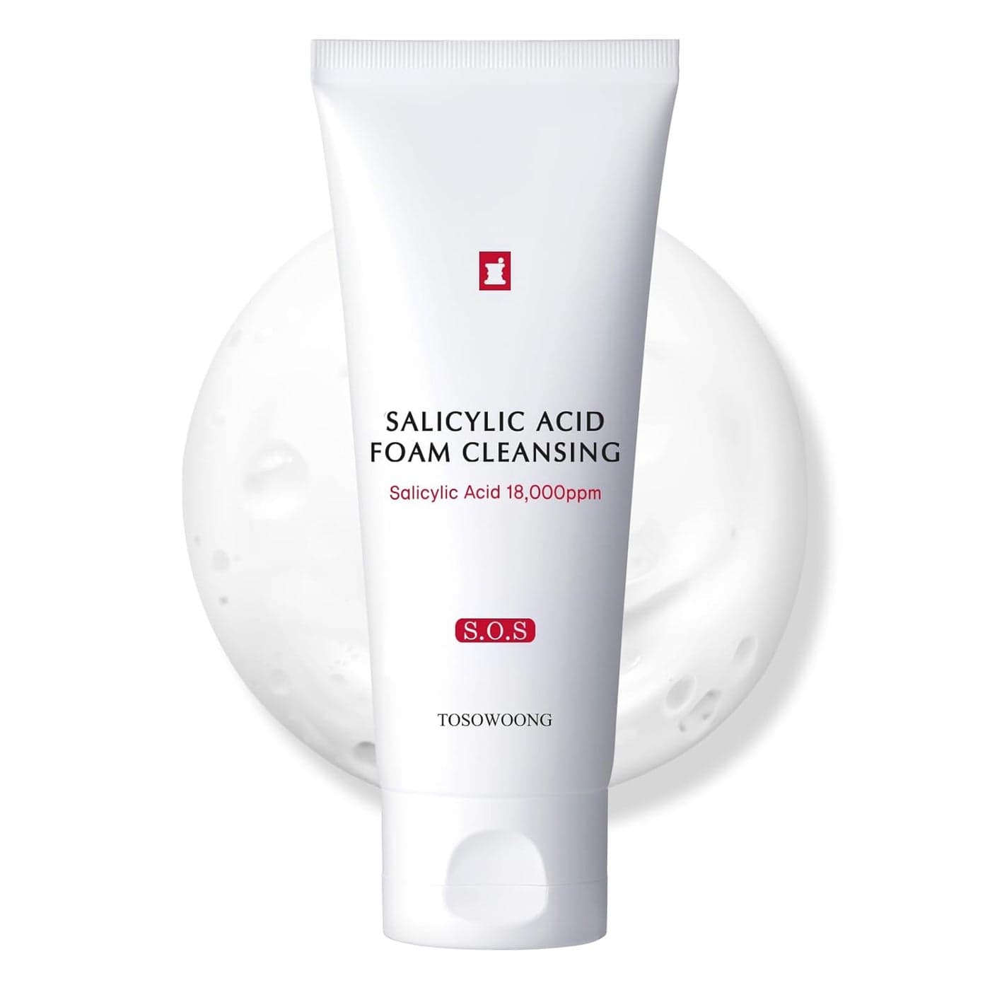 Salicylic Acid Foam Cleanser for Oily Skin 18000ppm Salicylic Acid Deep Pore Cleansing Face Wash For Breakouts Exfoliating Cleanser Korean Skin Care 100ml 338 fl oz