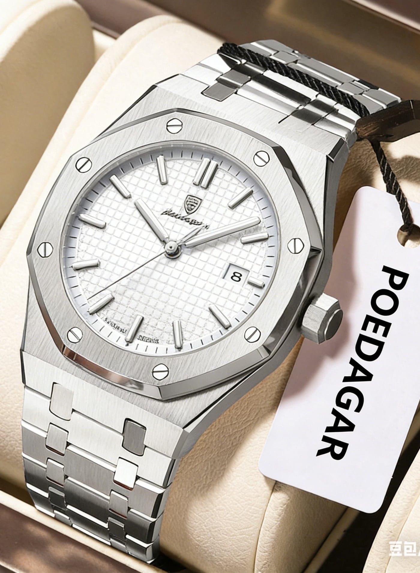 POEDAGAR Waterproof Luminous Men's Watch Quartz,Men's Wrist Watches