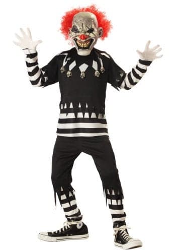 California Costumes Psycho Clown Boys Costume