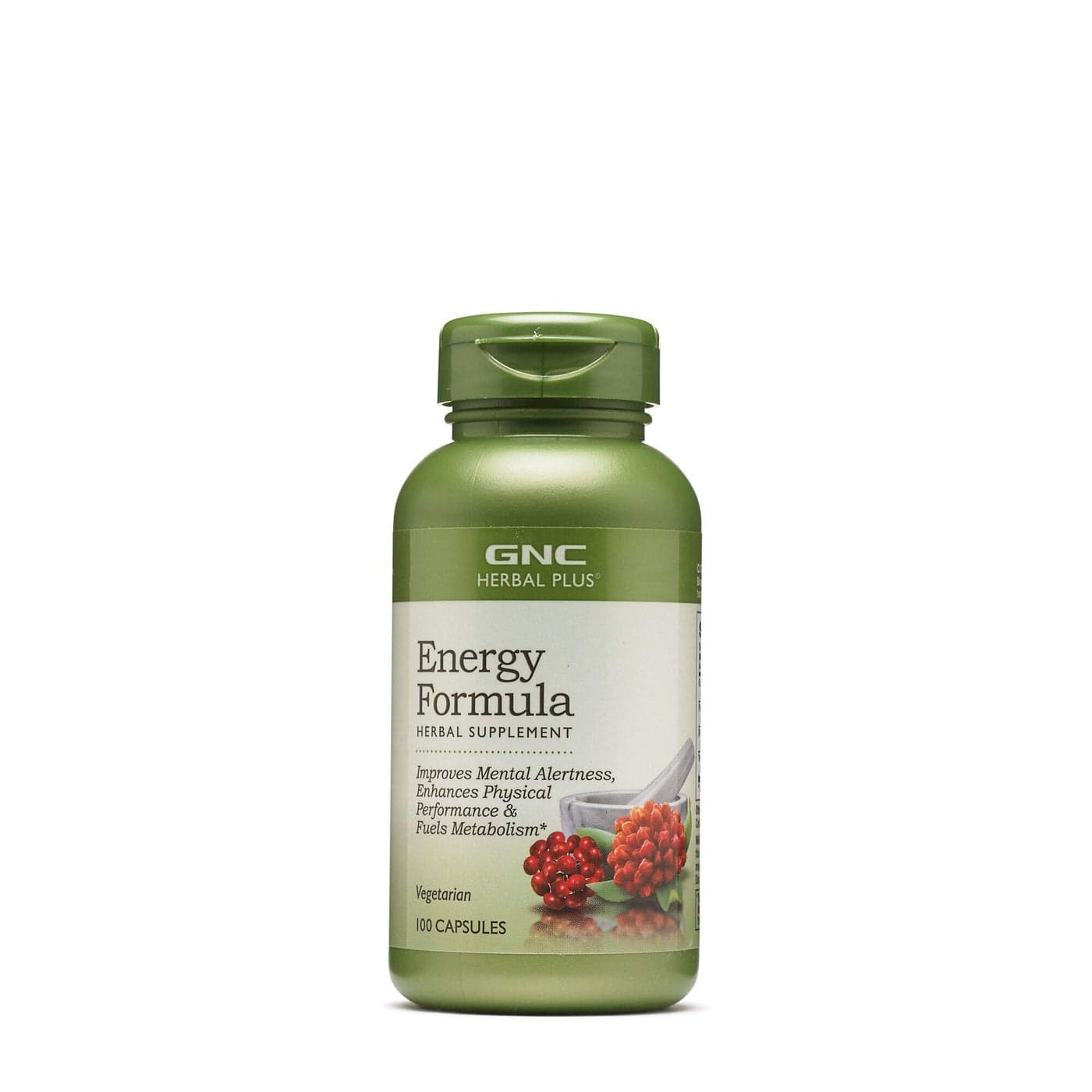 GNC Herbal Plus Energy Formula 100 Capsules