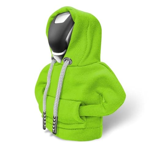 HEVLE Gear Shift Hoodie Gear Shift Cover Universal Funny Car Gear Shift Cover Cute Car Interior Gadgets Automotive Interior and Decoration Accessories for Cars Green