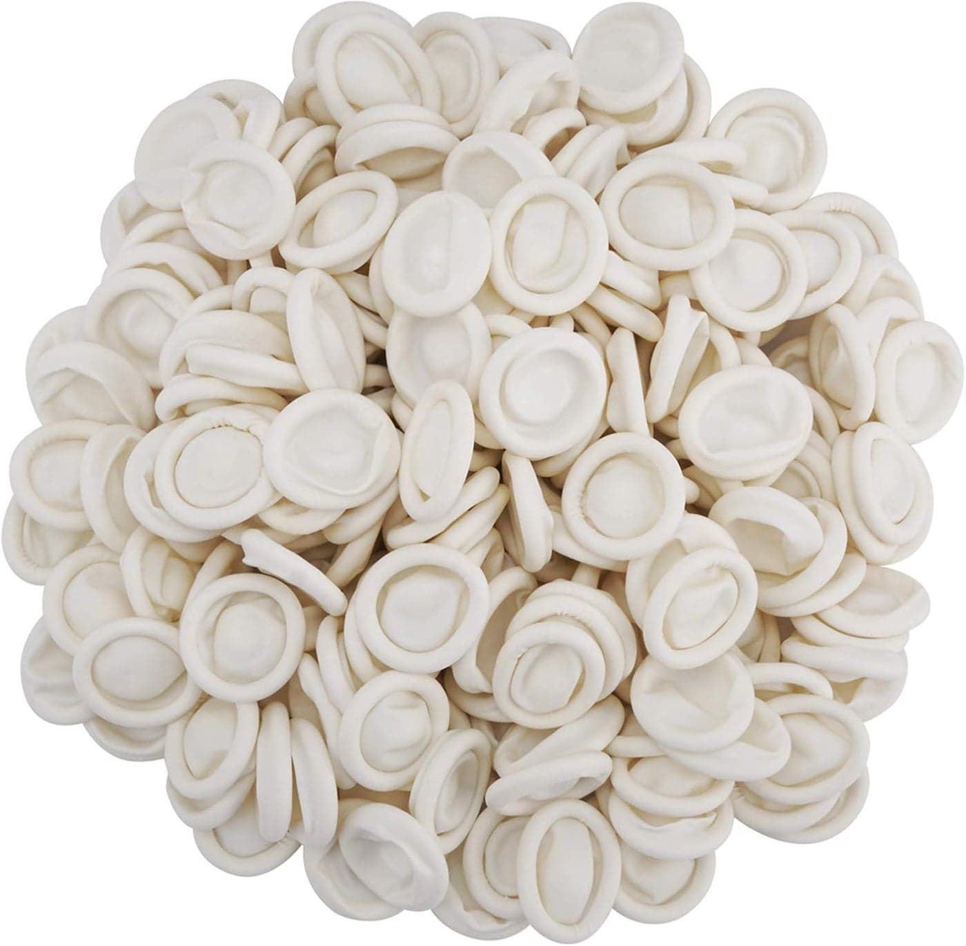 Cuttte (Approx. 330 PCS Latex Finger Cots, Medium Finger Gloves Protectors Disposable, Thumb Covers Protector for Fingertips