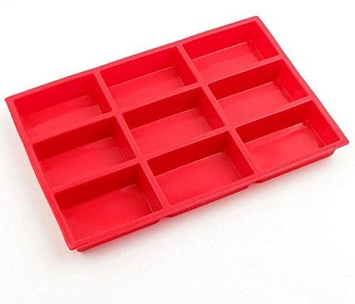 Cake Decor 9 in 1 Silicon Bakeware Small Bread Loaf Shape Cupcake Moulds Muffin Mould