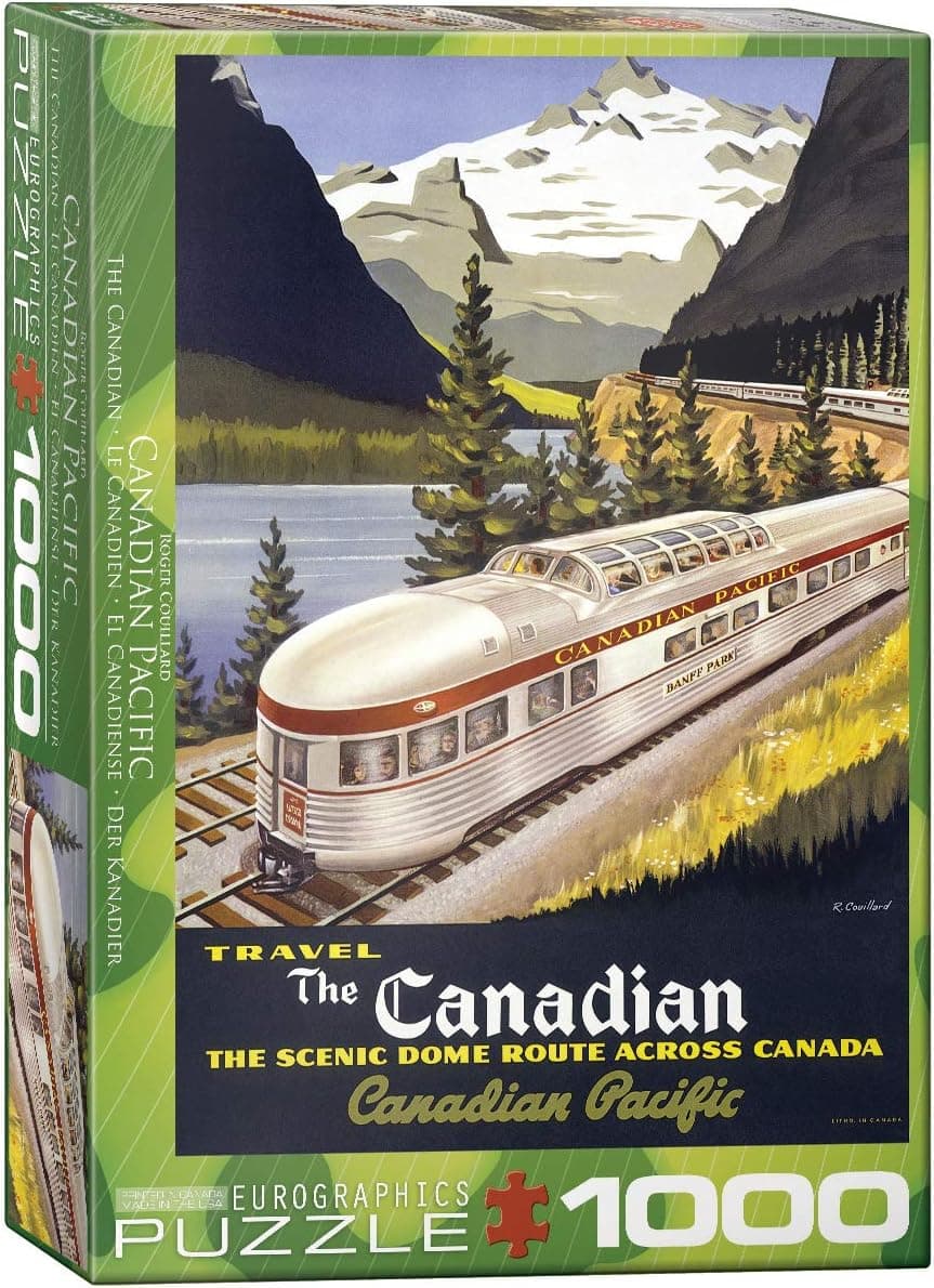 EuroGraphics CP Rail The Canadian 1000 Piece Puzzle 60000322