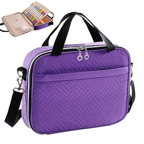 Aplufine Bible Case for Women-Bible Covers-Bible Carrying Case-Book Bags and Totes for Women with Detachable Shoulder Strap, Bible Gift